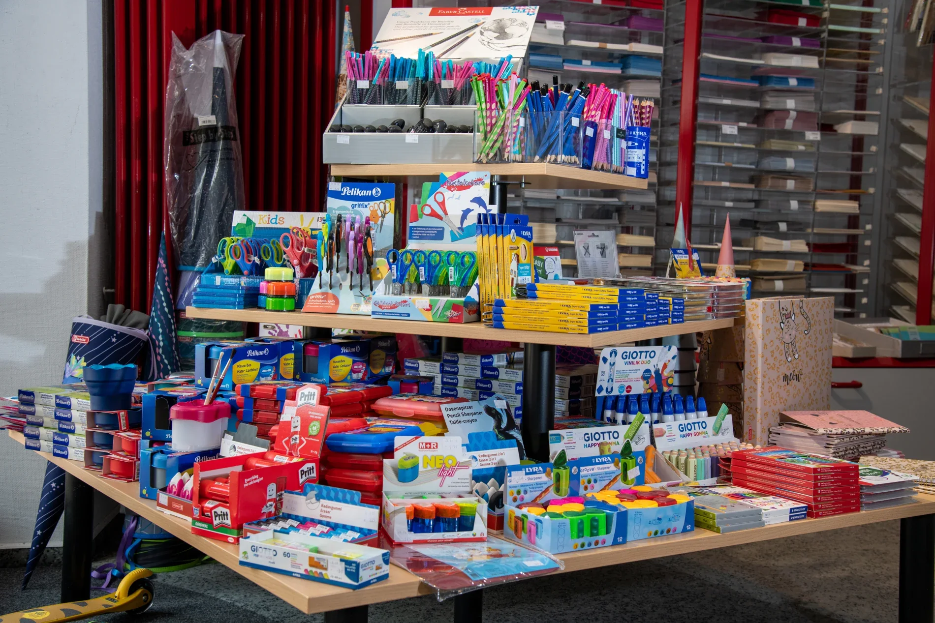 A look at the shop's product range.