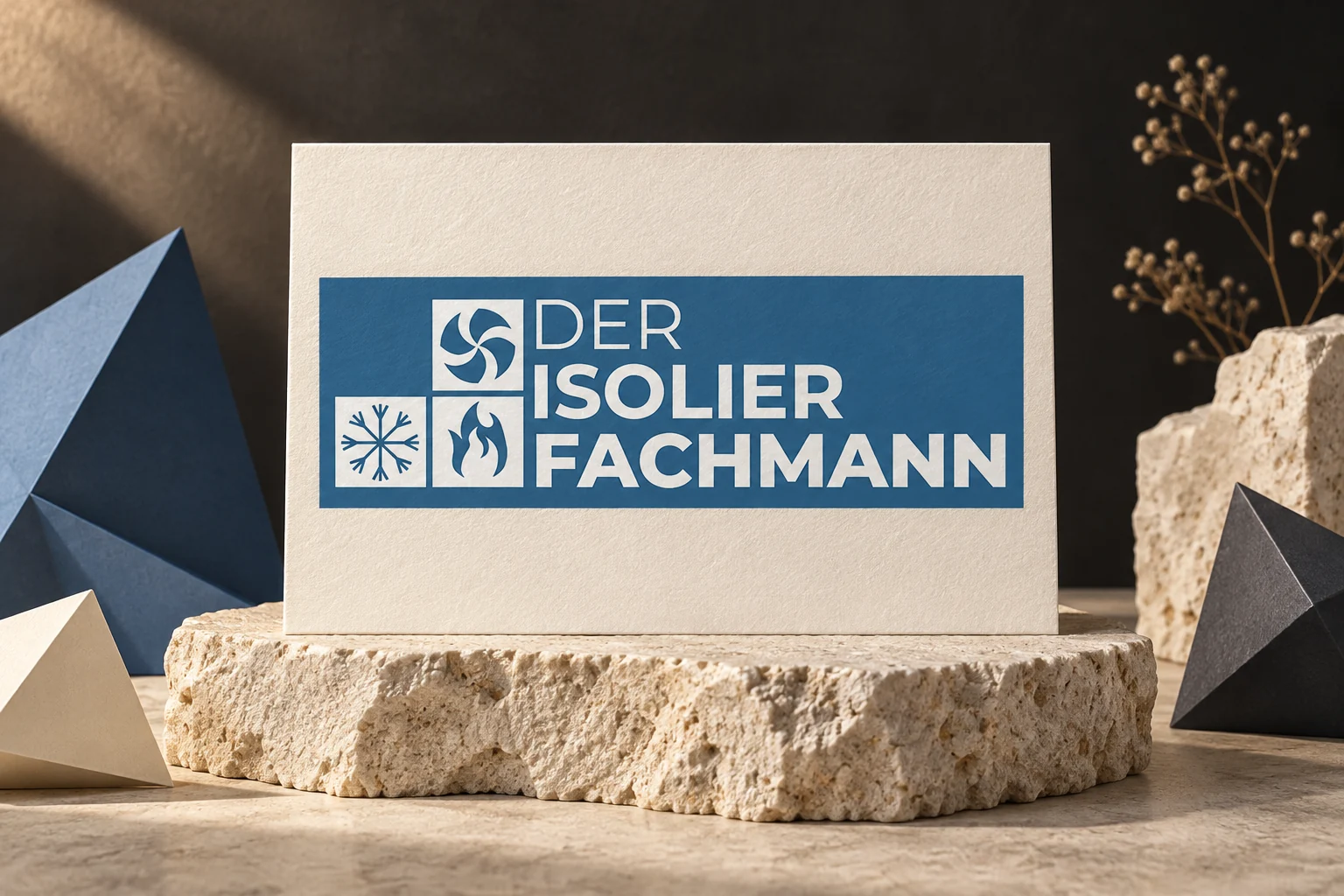 Logo von MISOL Isolierfachmann im abstrakten IDEA-Atelier